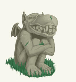 A gargoyle
