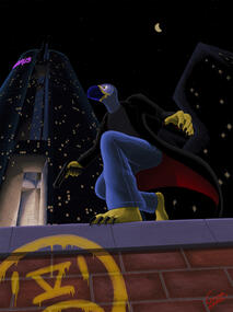 Deceptively badass immortal bird man